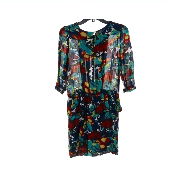 Ganni Mesdames Georgette Dress in tutti fruitti M - Picture 7 of 11